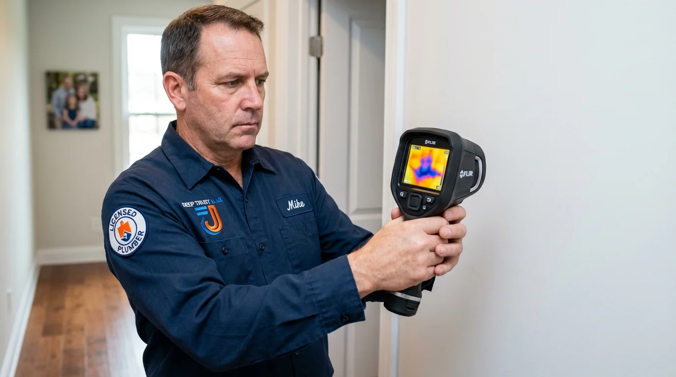 Thermal imaging leak detection by Johns Plumbing LLC in Estacada